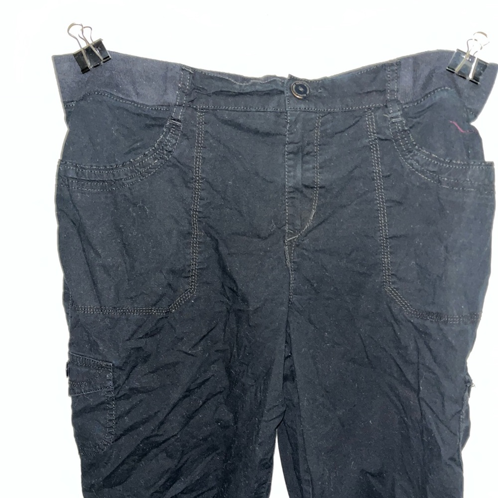 Black cargo pants